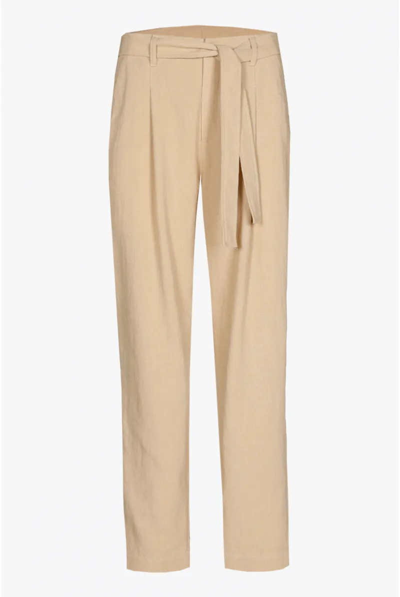 Xandres Pantalon Carotte à L’aspect Lin 14441-01-8370