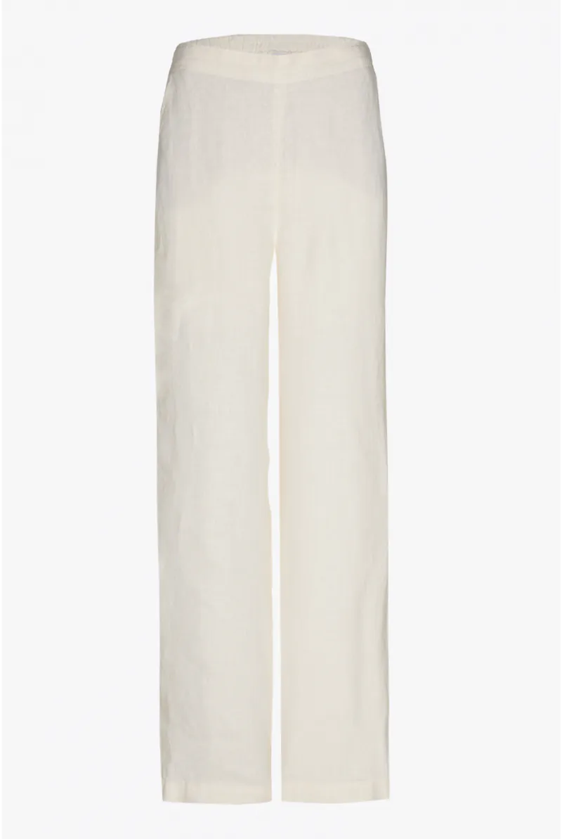 Xandres Pantalon En Lin à Jambes Droites 14333-03-0620