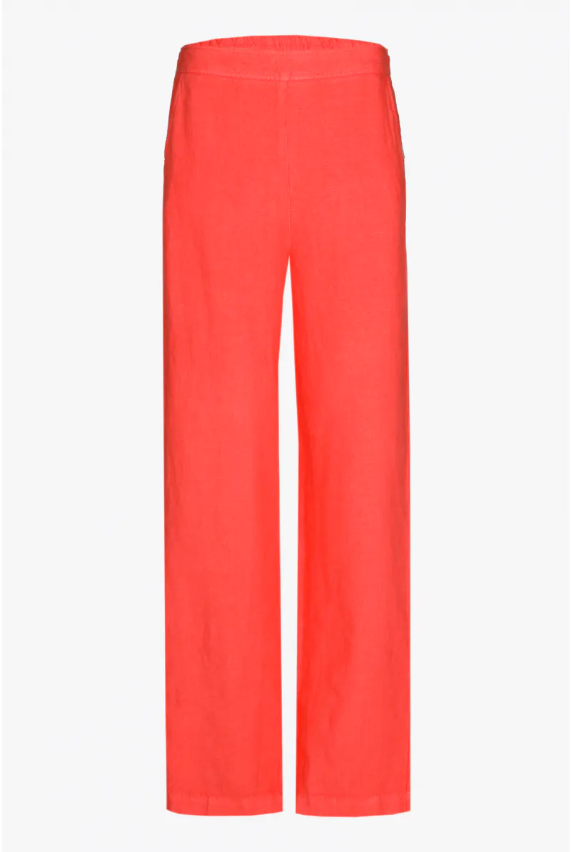 Xandres Pantalon En Lin à Jambes Droites 14333-03-2690