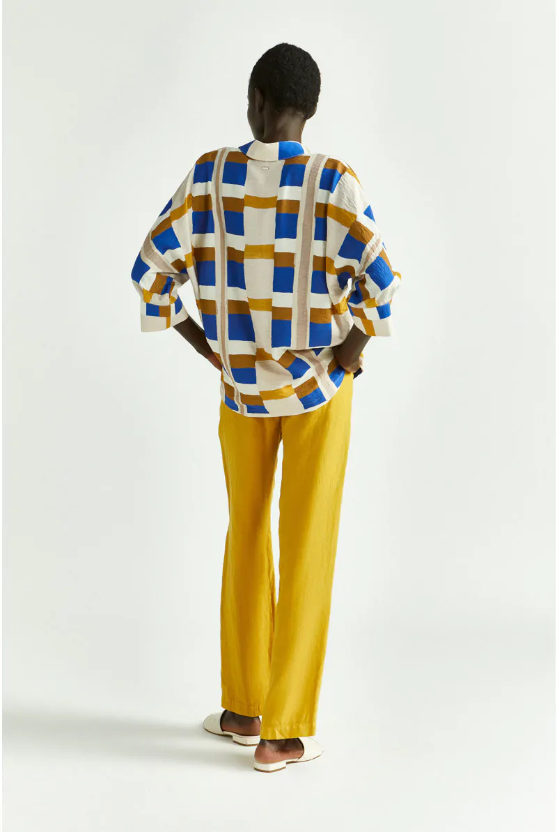 Xandres Pantalon En Lin à Jambes Droites 14333-03-2700