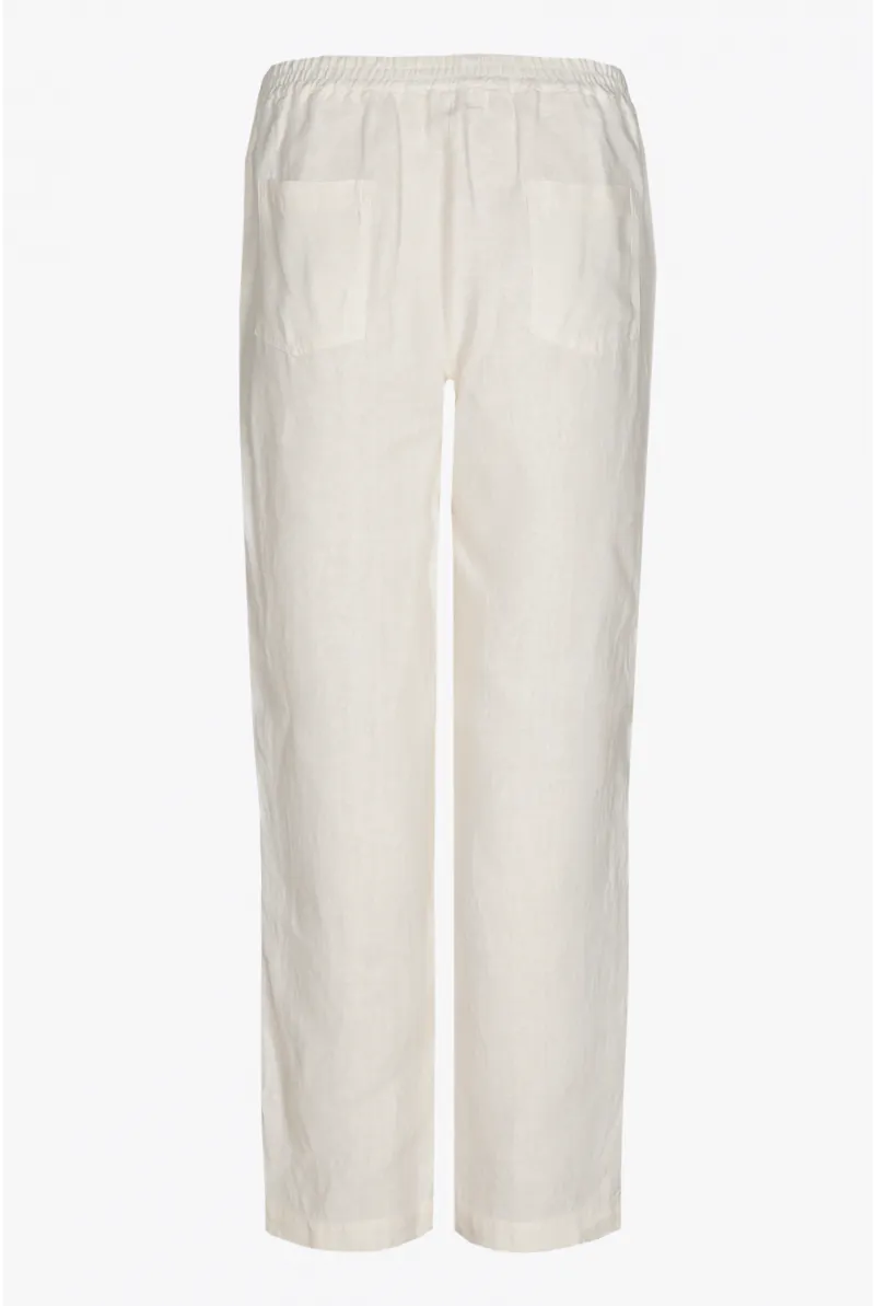 Xandres Pantalon En Lin à Jambes Droites 81993-02-0620