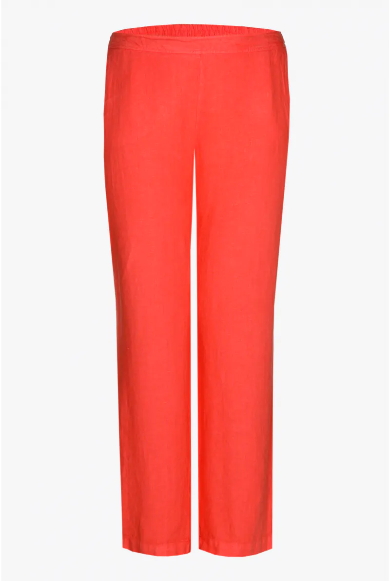 Xandres Pantalon En Lin à Jambes Droites 81993-02-2690