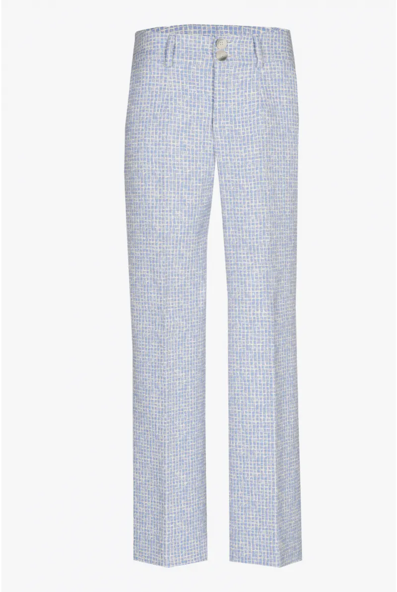 Xandres Pantalon En Seersucker Structuré 14298-04-3040