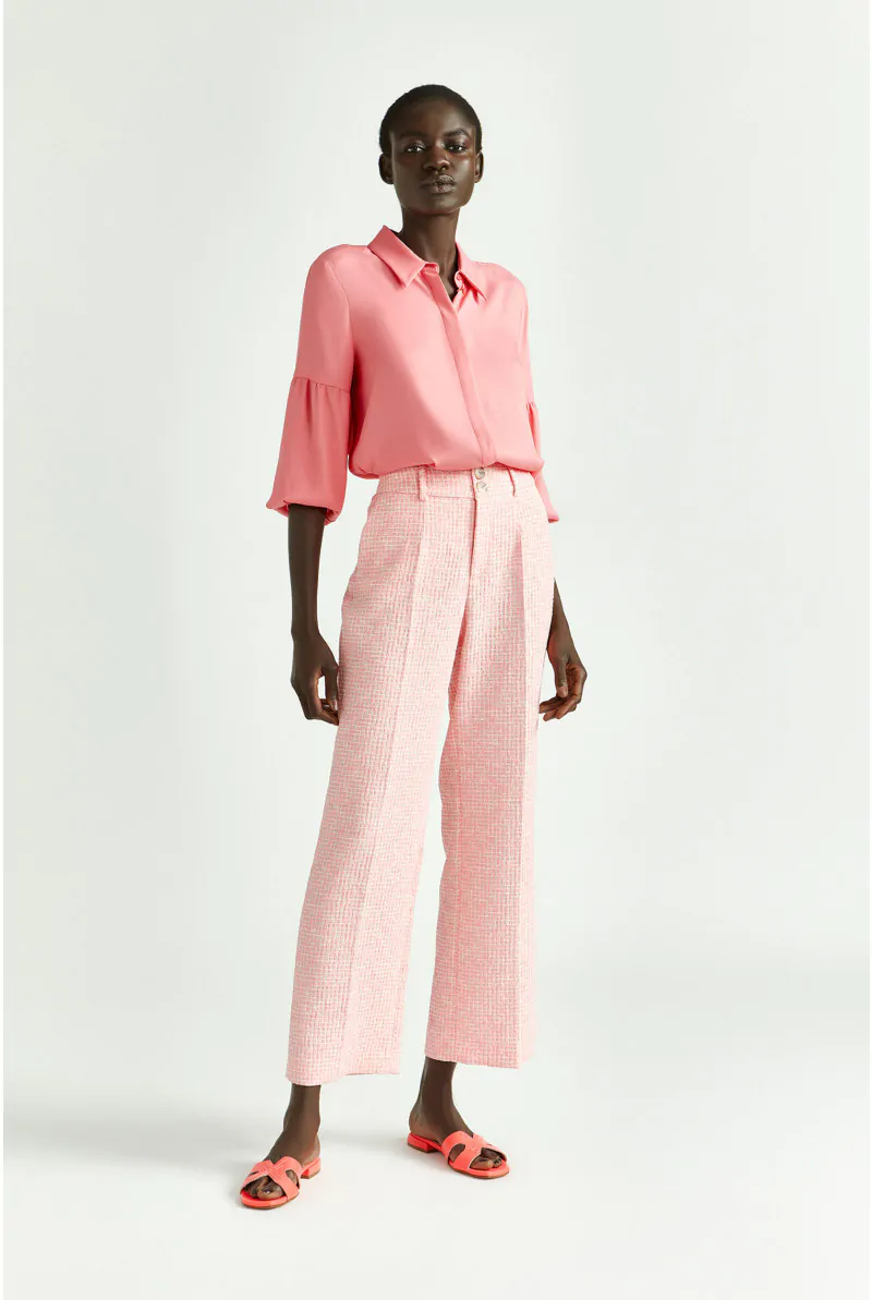 Xandres Pantalon En Seersucker Structuré 14298-04-5116