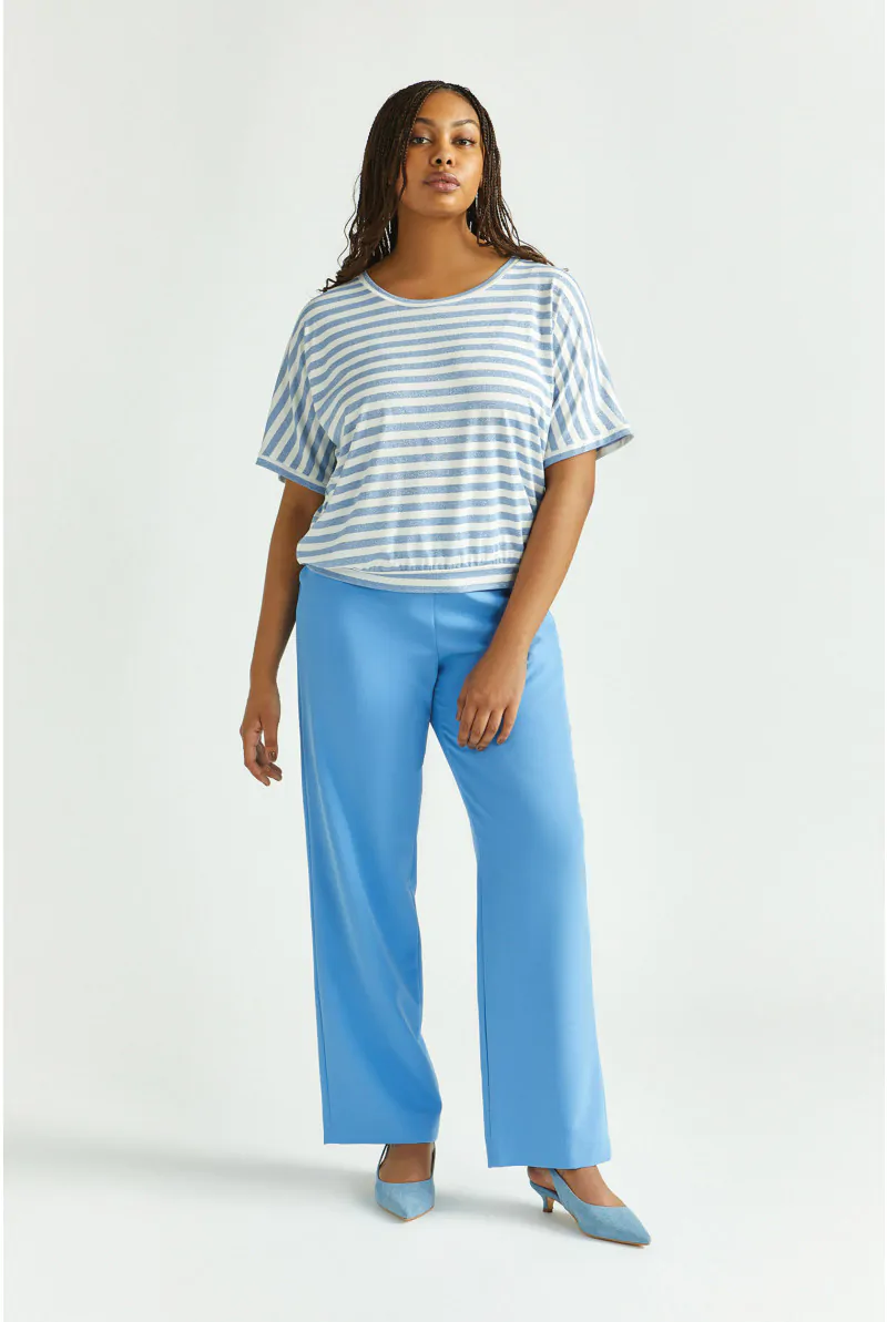 Xandres Pantalon Fluide à Jambes Larges 61110-12-3040