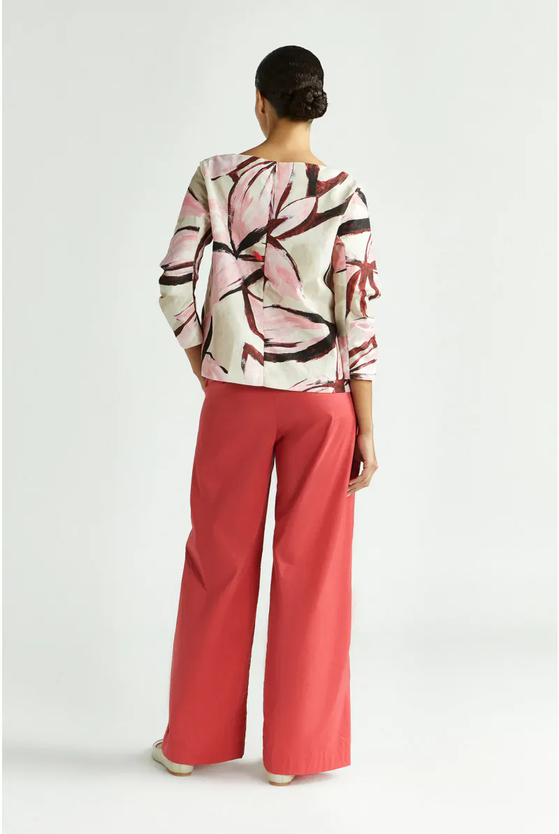 Xandres Pantalon Froissé à Jambes Larges 61150-02-2490