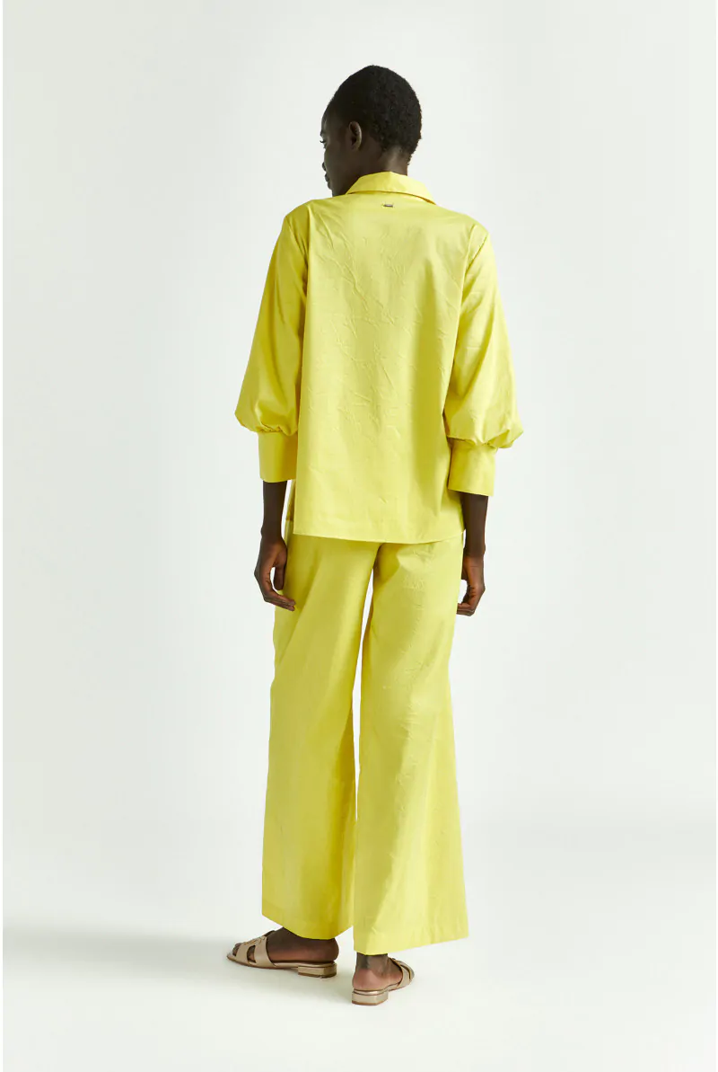 Xandres Pantalon Froissé à Jambes Larges 61150-02-6590