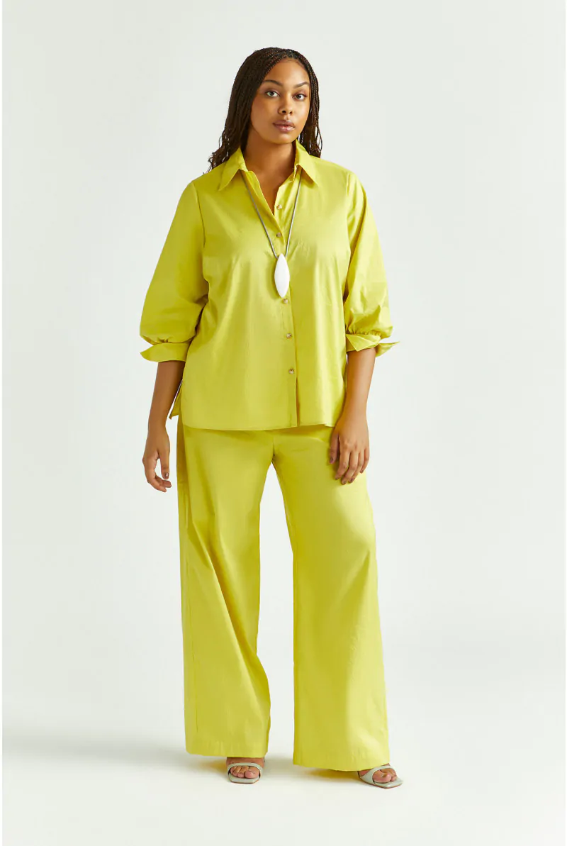 Xandres Pantalon Froissé à Jambes Larges 61150-02-6590