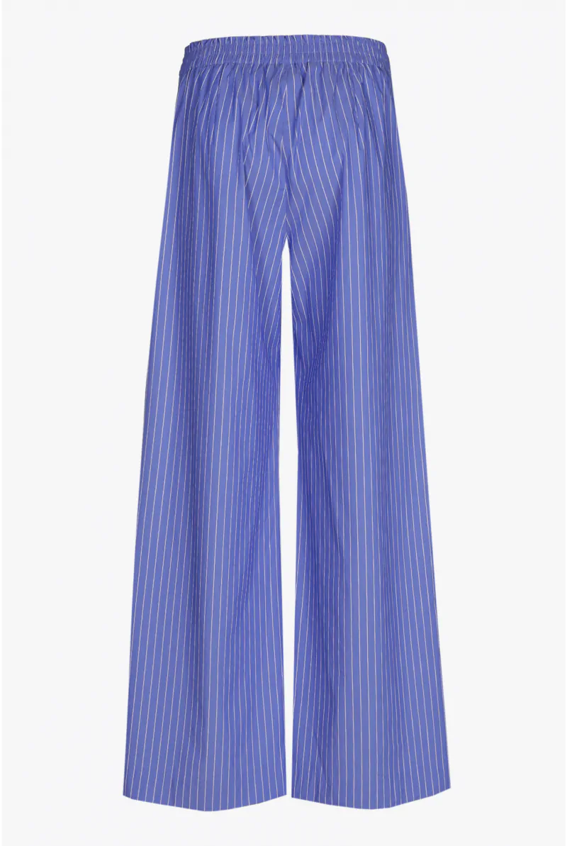 Xandres Pantalon Rayé à Jambes Larges 61150-04-3046