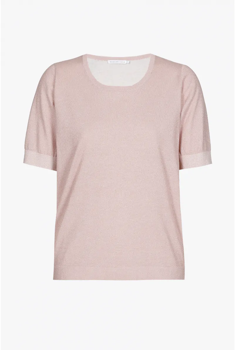 xandres Petit pull en coton agrémenté de lurex 29272-01-6226