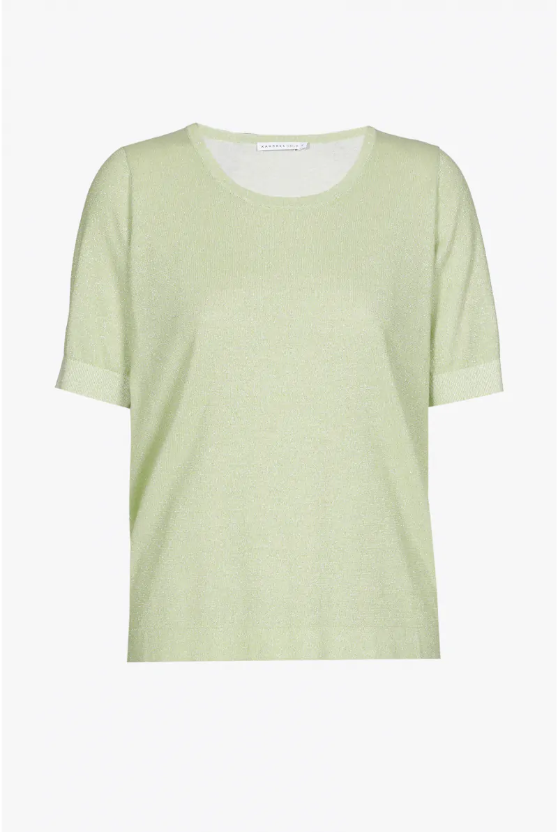 Xandres Petit Pull En Coton Agrémenté De Lurex 29272-01-7876