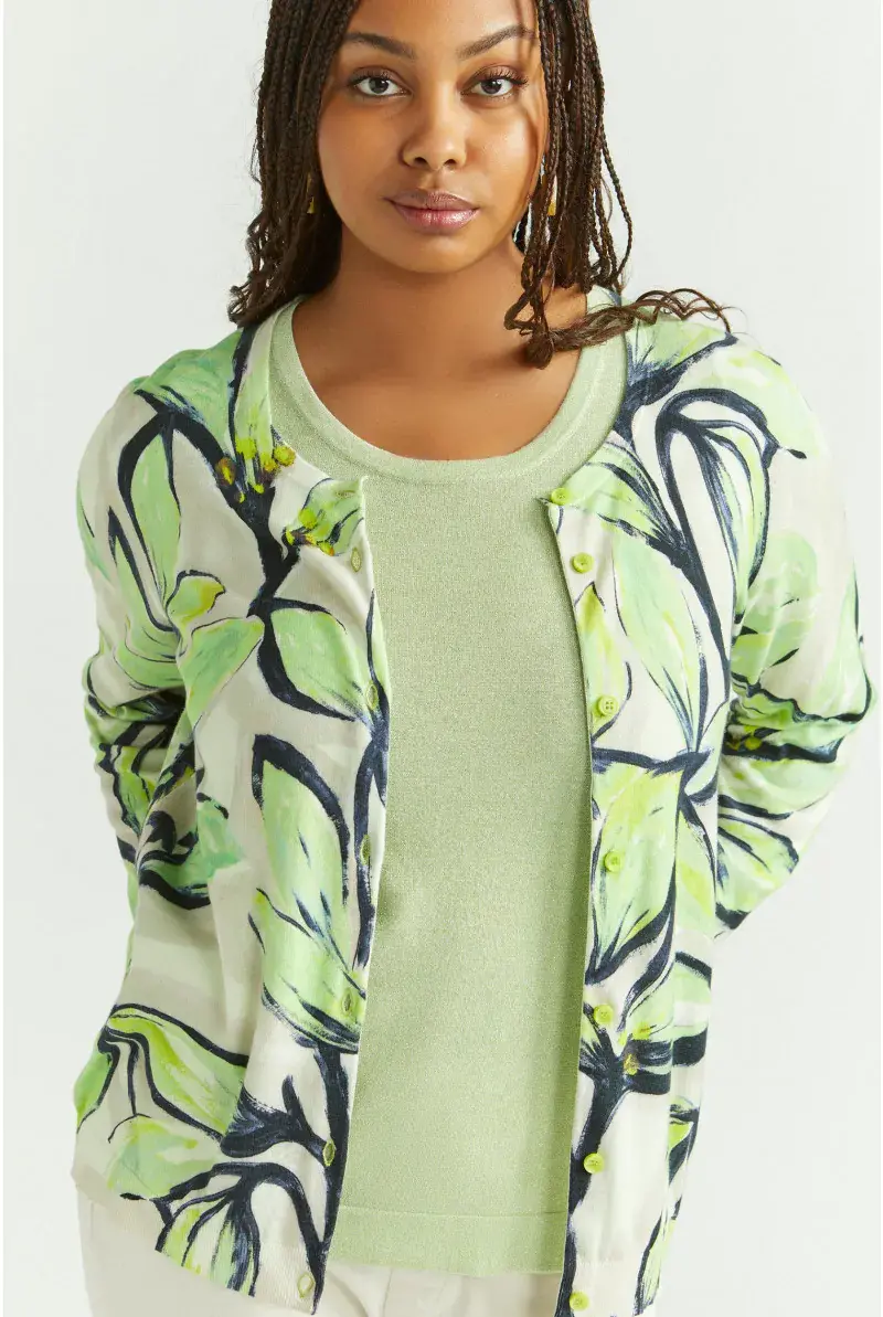 xandres Petit pull en coton agrémenté de lurex 29272-01-7876