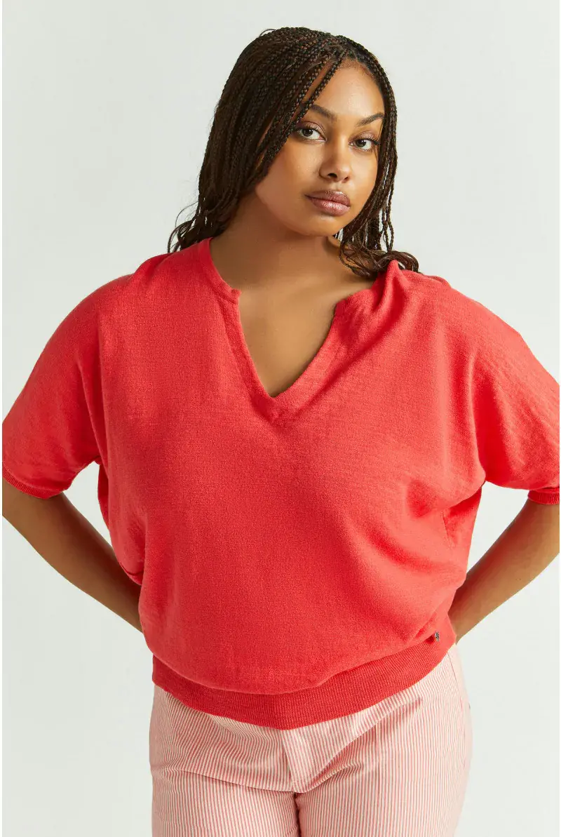 xandres Petit pull en coton et en lin 28728-03-2691