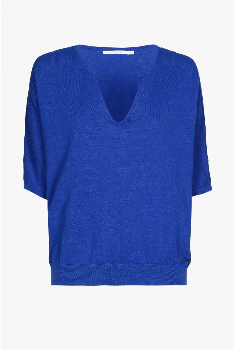 Xandres Petit Pull En Coton Et En Lin 28728-03-5161