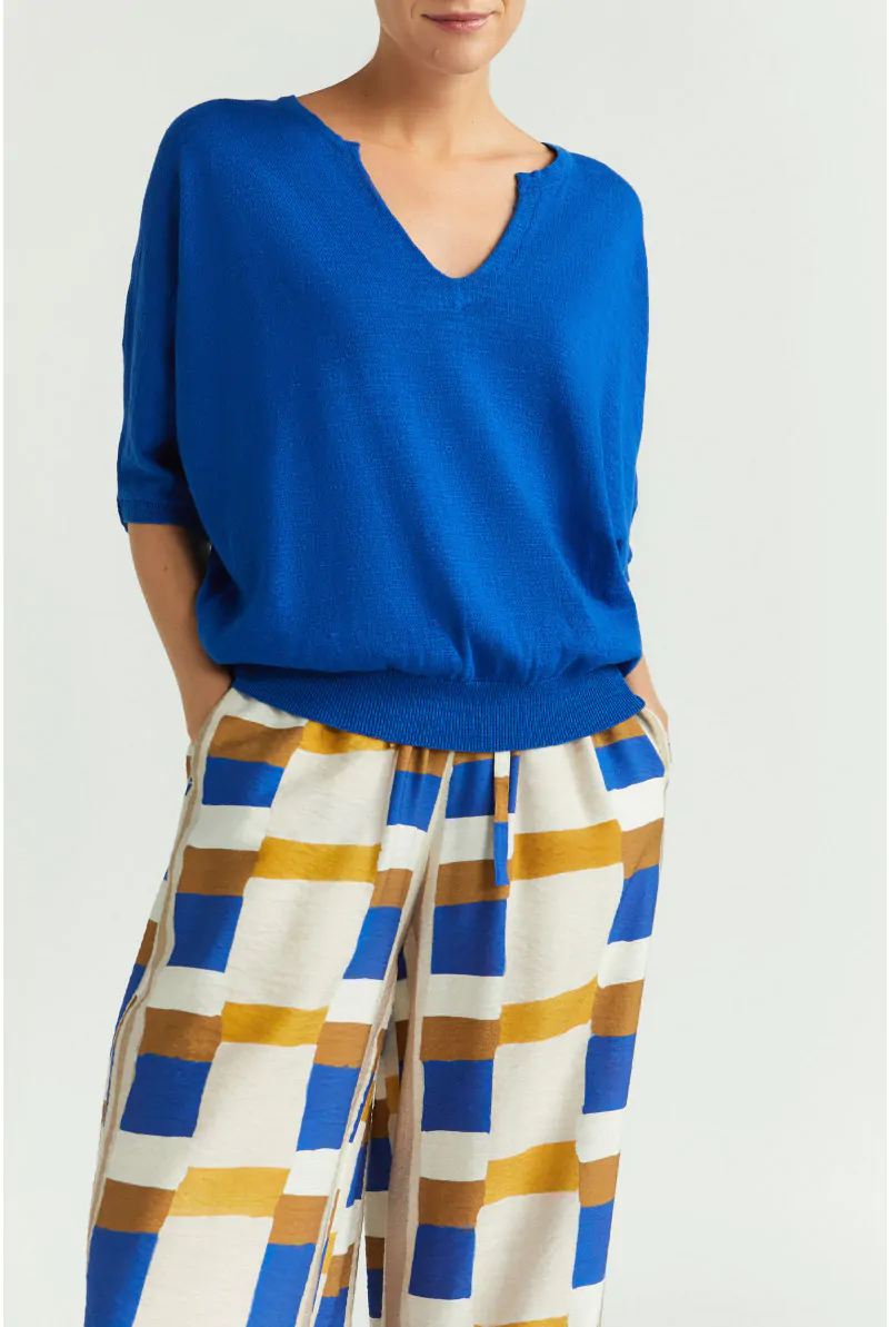 xandres Petit pull en coton et en lin 28728-03-5161