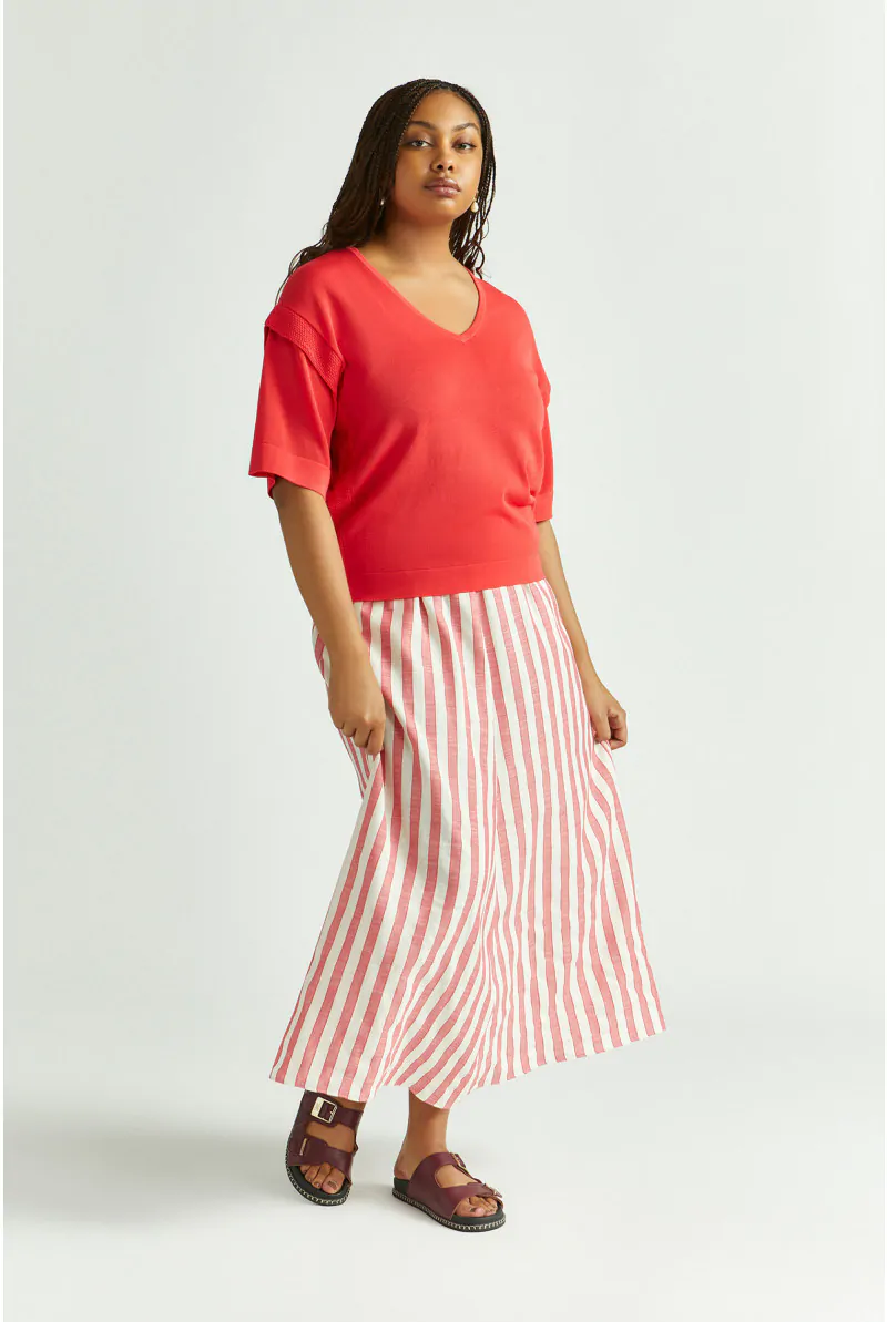 Xandres Petit Pull Multicouche à Manches Courtes 29327-01-2690