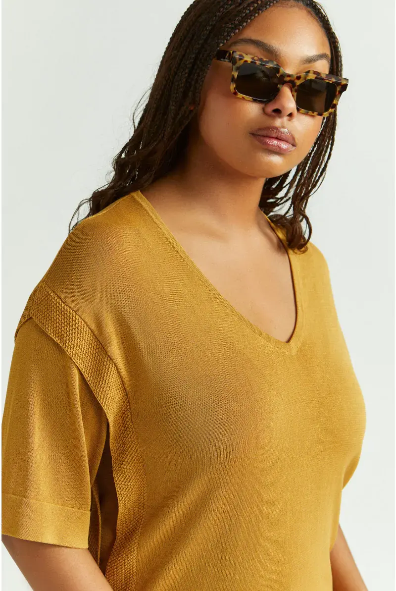 xandres Petit pull multicouche à manches courtes 29327-01-8010