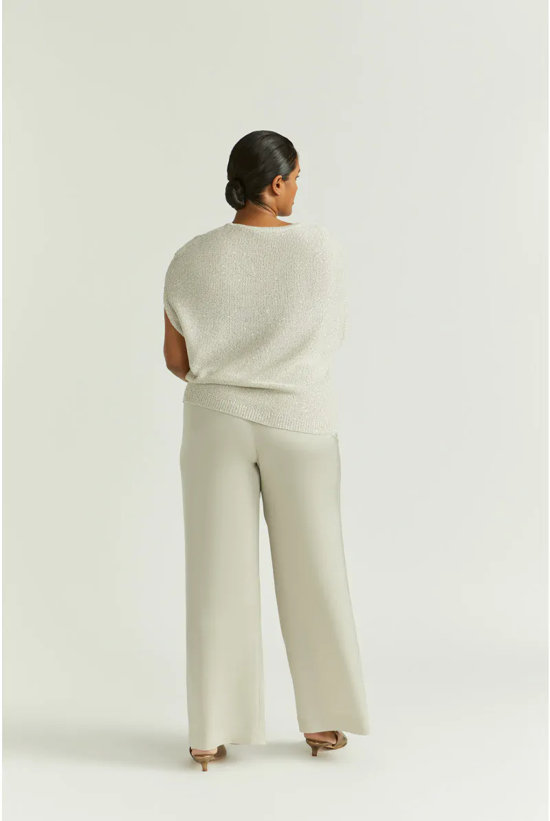 Xandres Petit Pull Pailleté Sans Manches 29304-01-1106