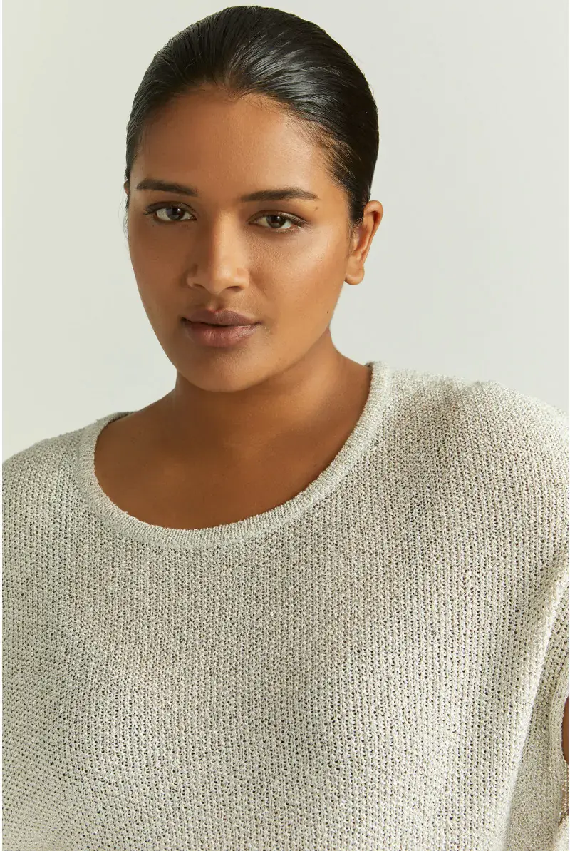 xandres Petit pull pailleté sans manches 29304-01-1106