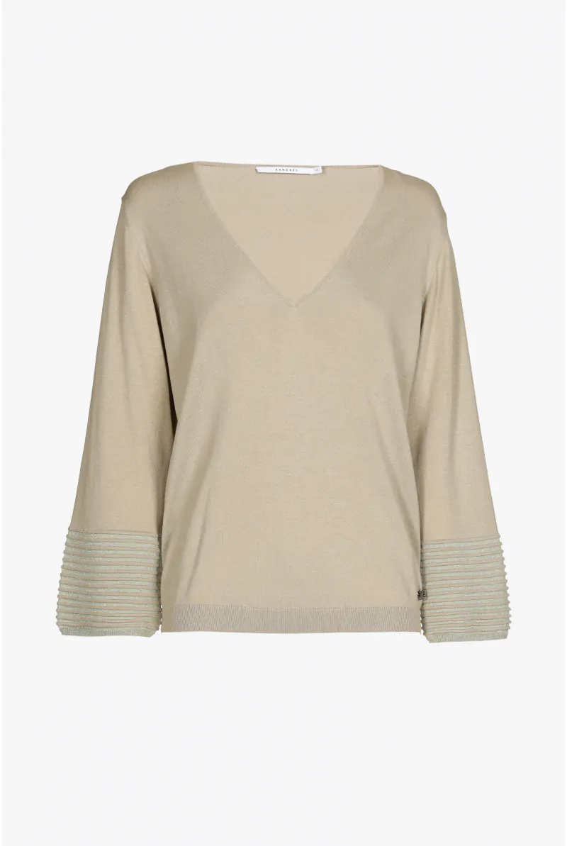 Xandres Pull D’été En Soie Et En Lurex 29238-01-3495