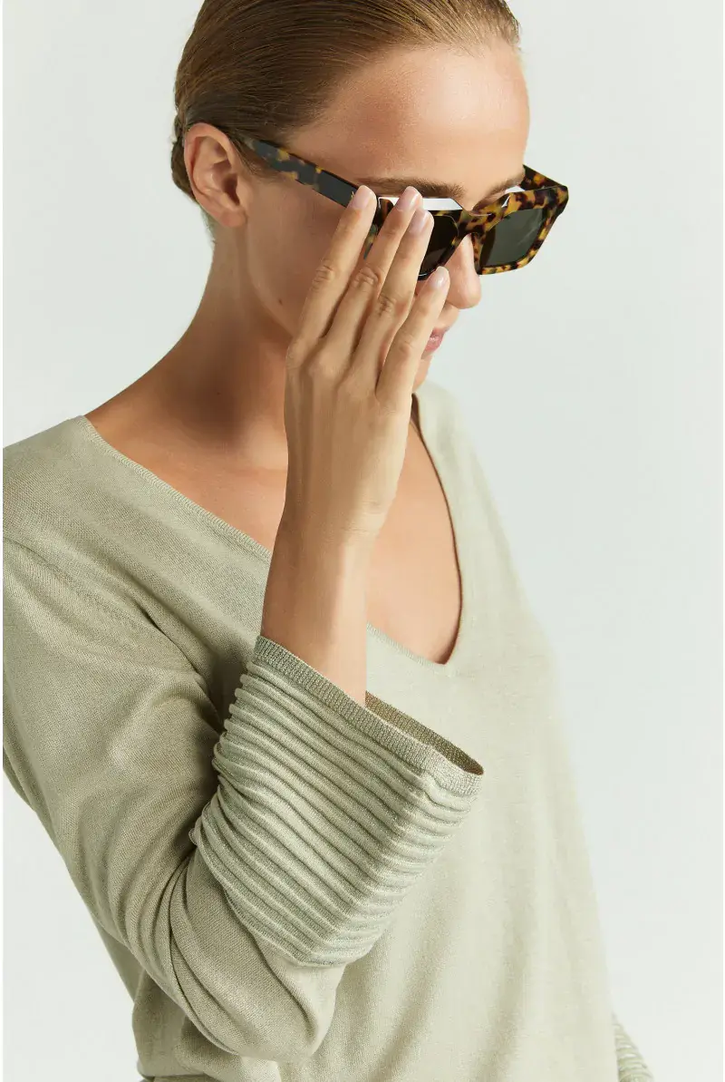 xandres Pull d’été en soie et en lurex 29238-01-3495