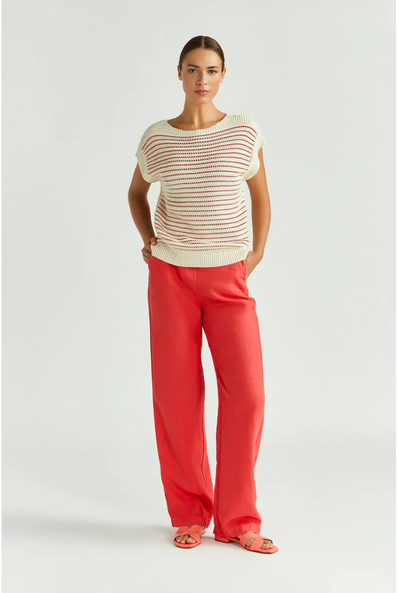 Xandres Pull Sans Manches En Grosse Maille 29322-01-2695