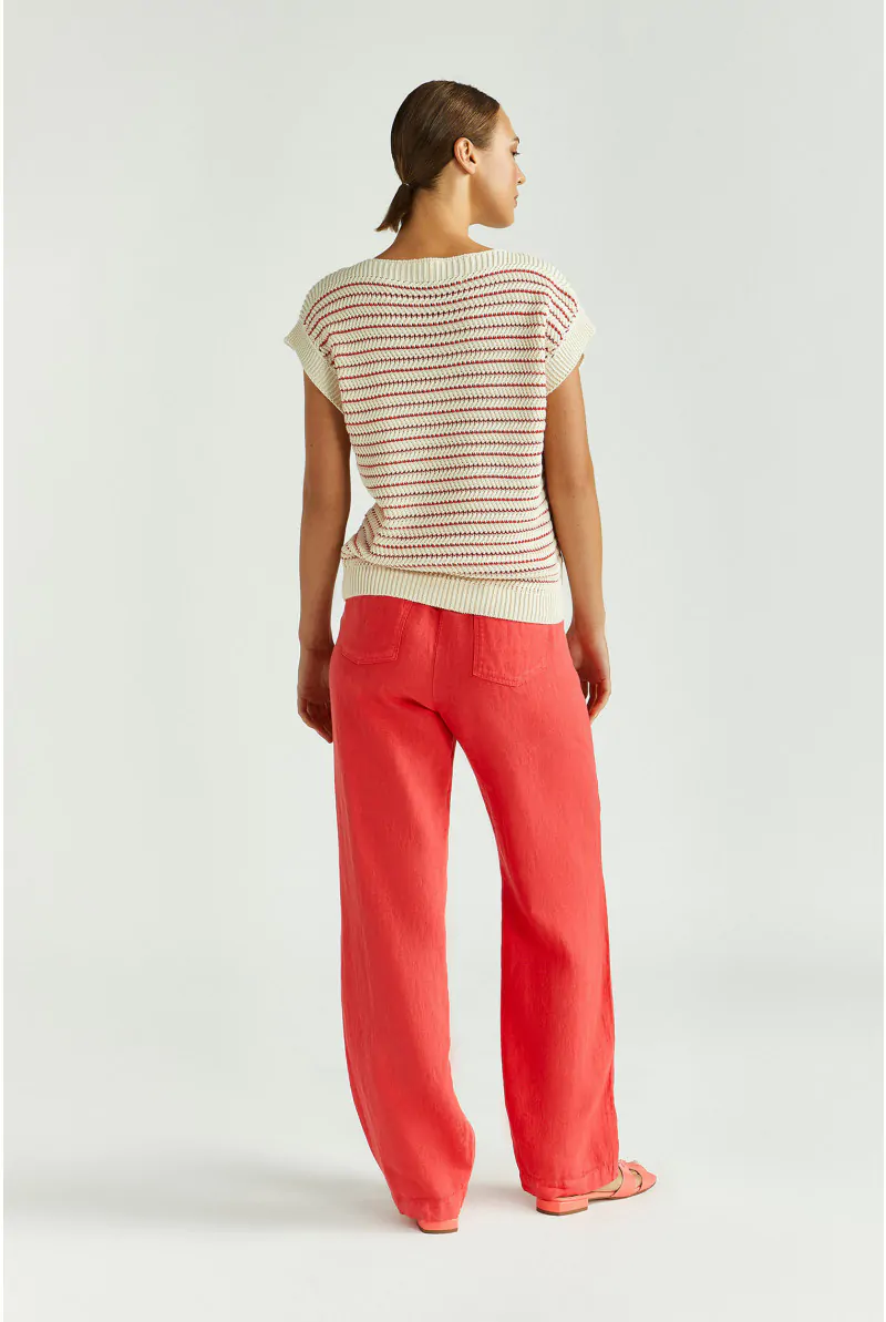 Xandres Pull Sans Manches En Grosse Maille 29322-01-2695