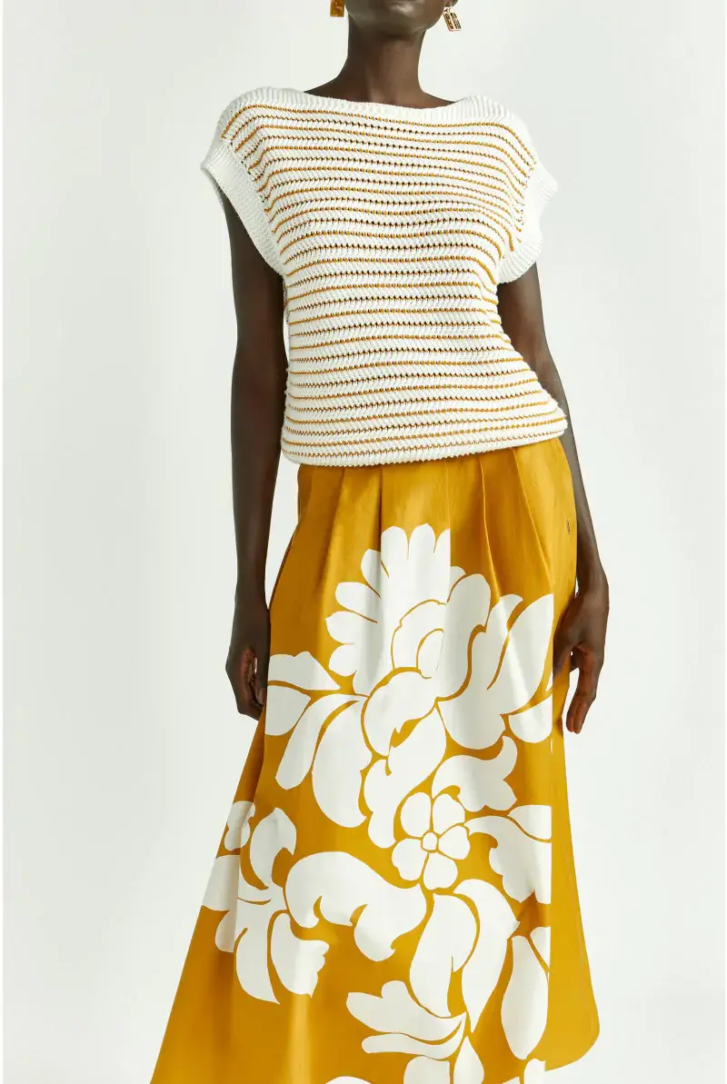 xandres Pull sans manches en grosse maille 29322-01-2705