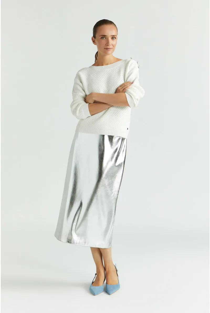 Xandres Pull Tricoté En Maille Fantaisie 29266-01-1841