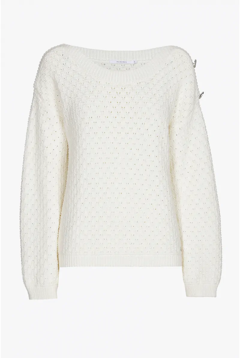 Xandres Pull Tricoté En Maille Fantaisie 29266-01-1841