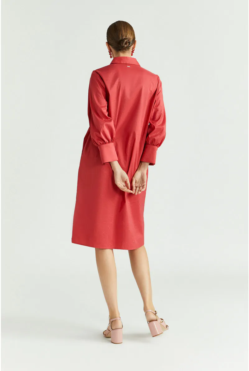 Xandres Robe-chemise En Tissu Froissé 14384-01-2490