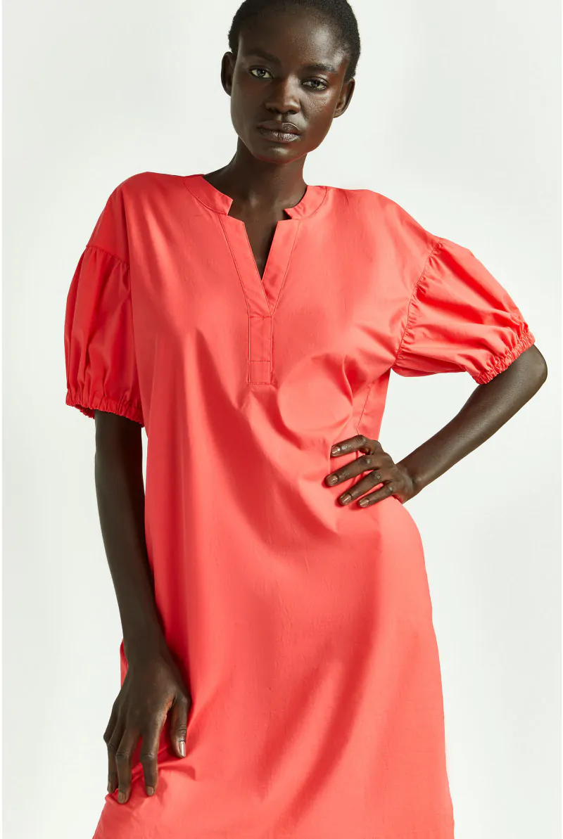 Xandres Robe Droite En Coton Biologique 14419-01-2690