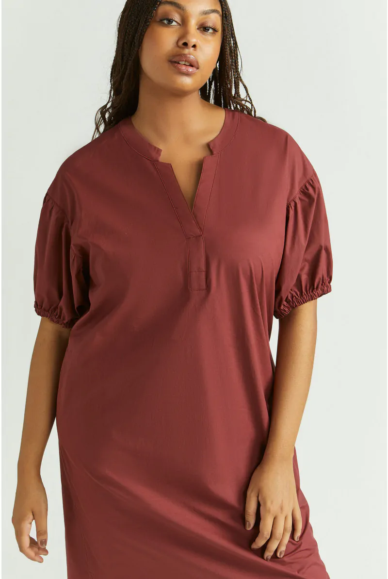 Xandres Robe Droite En Coton Biologique 14419-01-2790