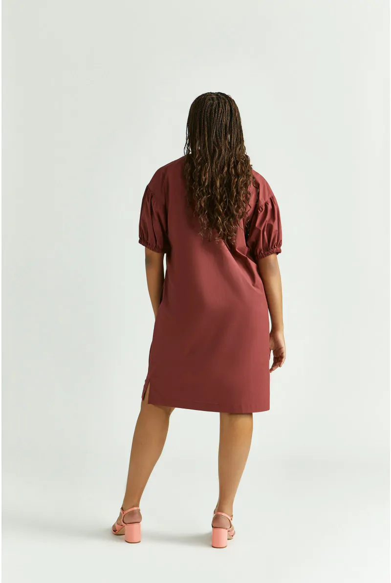 Xandres Robe Droite En Coton Biologique 14419-01-2790