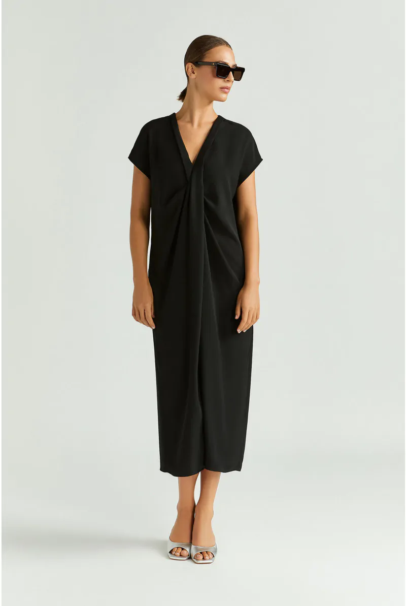 xandres Robe élégante avec détail plissé 61118-02-0041