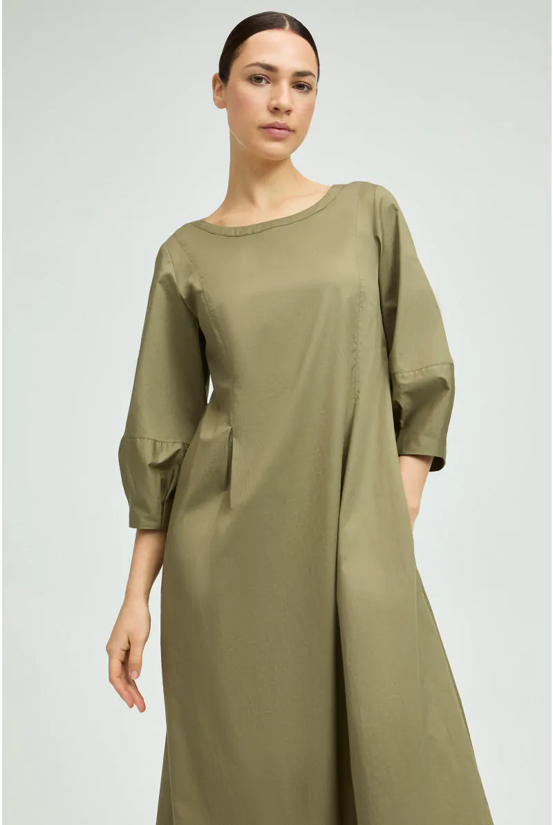 Xandres Robe En Coton Avec Détails Plissés 14400-02-1150