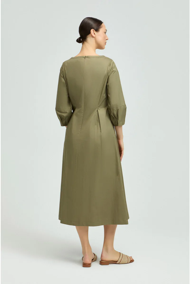 Xandres Robe En Coton Avec Détails Plissés 14400-02-1150