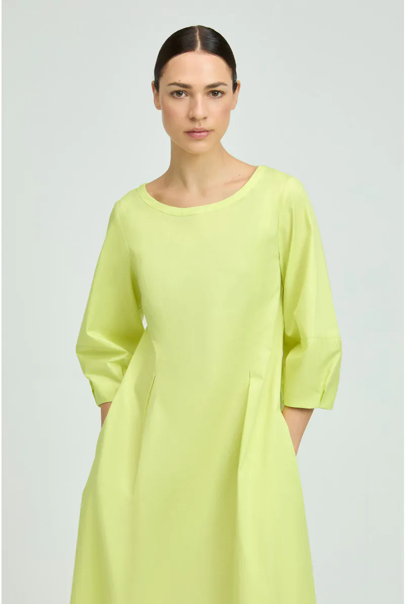 Xandres Robe En Coton Avec Détails Plissés 14400-02-4550