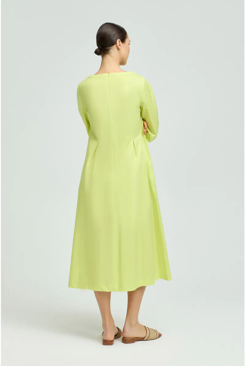 Xandres Robe En Coton Avec Détails Plissés 14400-02-4550