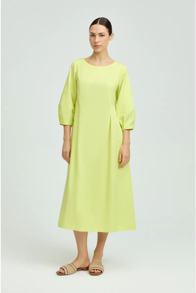 xandres Robe en coton avec détails plissés 14400-02-4550