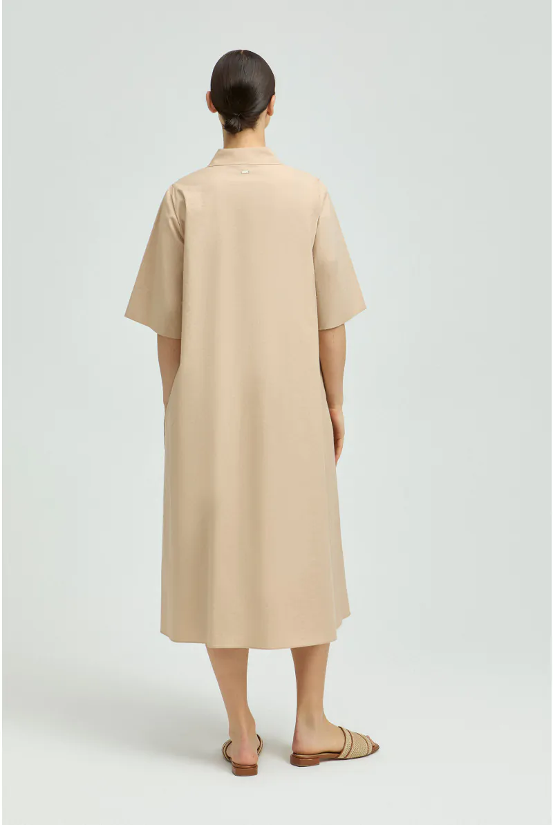 Xandres Robe En Ligne A En Coton Biologique 61287-02-8370