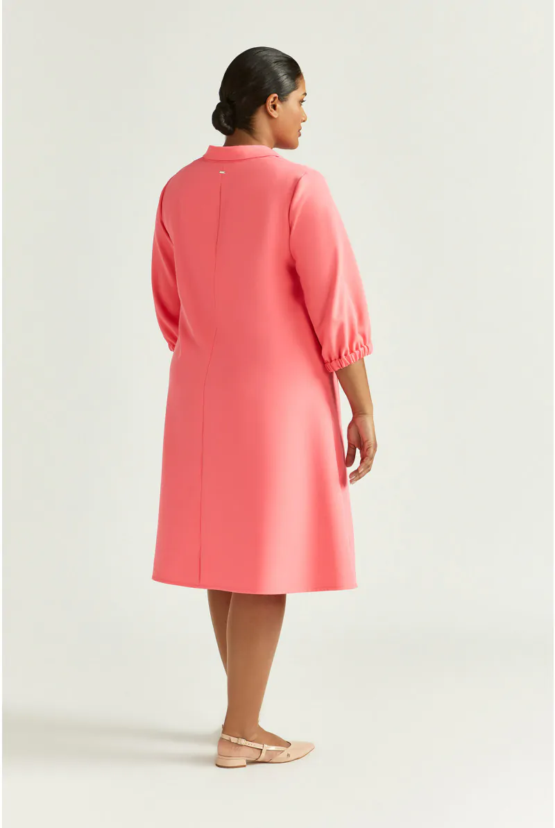 Xandres Robe En Ligne A En Tissu Sergé 82020-01-3460