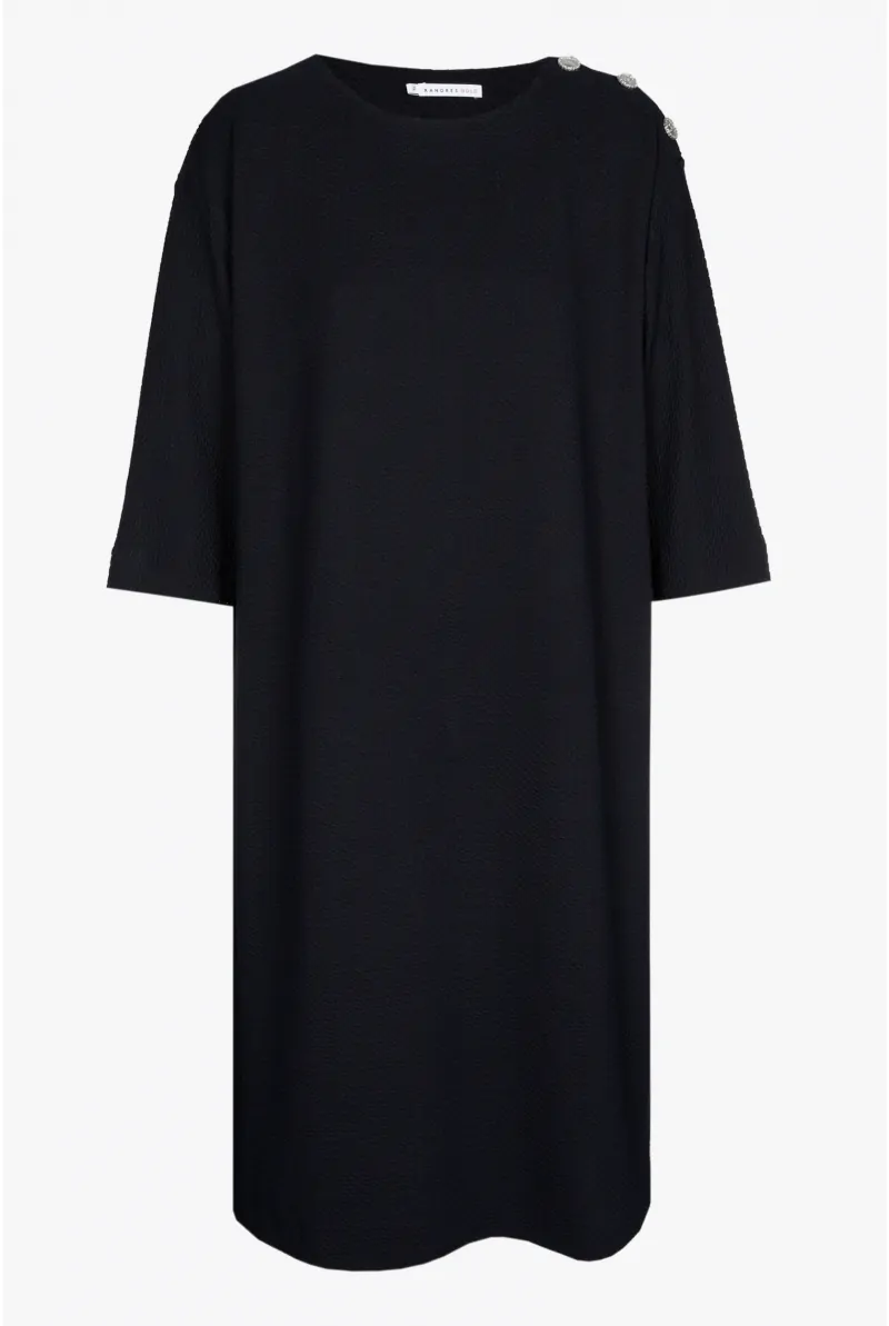 xandres Robe mi-longue en maille gaufrée 29285-01-8800