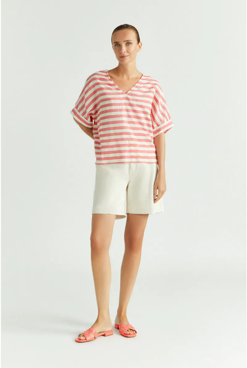 Xandres Short En Jean Avec Poches Plaquées 61284-01-1840