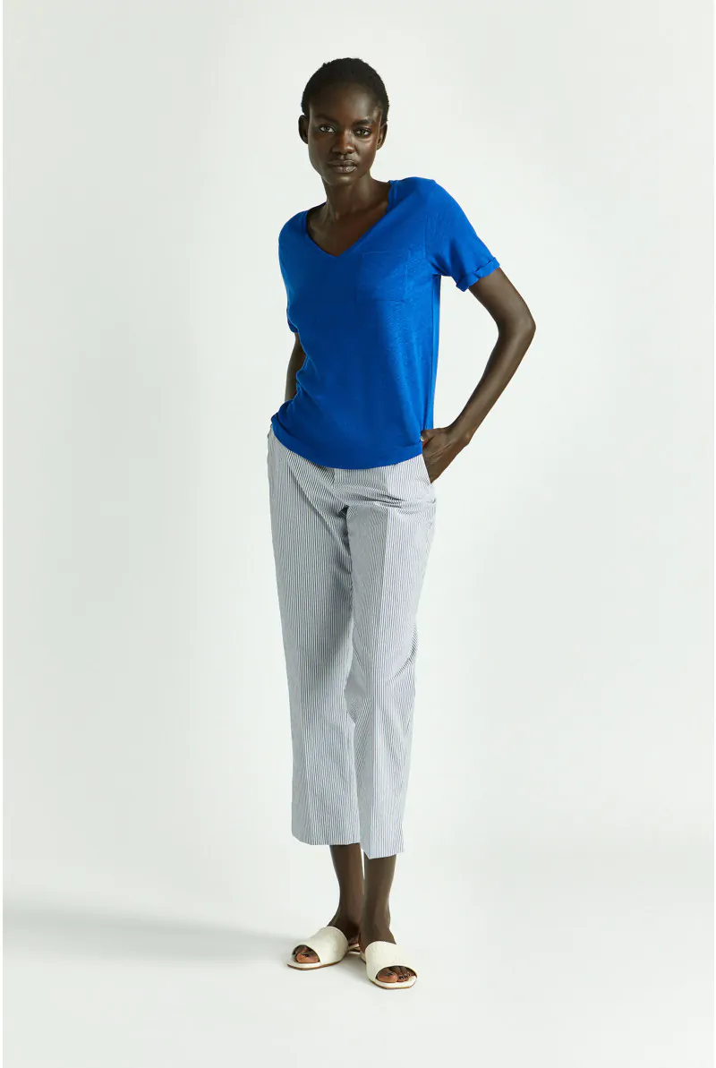 Xandres T-shirt Basique à Encolure En V 28794-03-5160