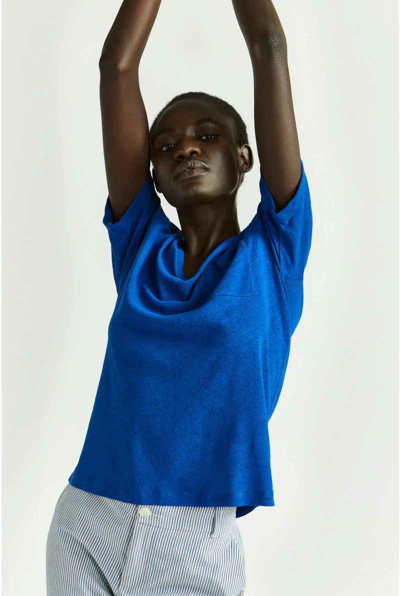 xandres T-shirt basique à encolure en V 28794-03-5160