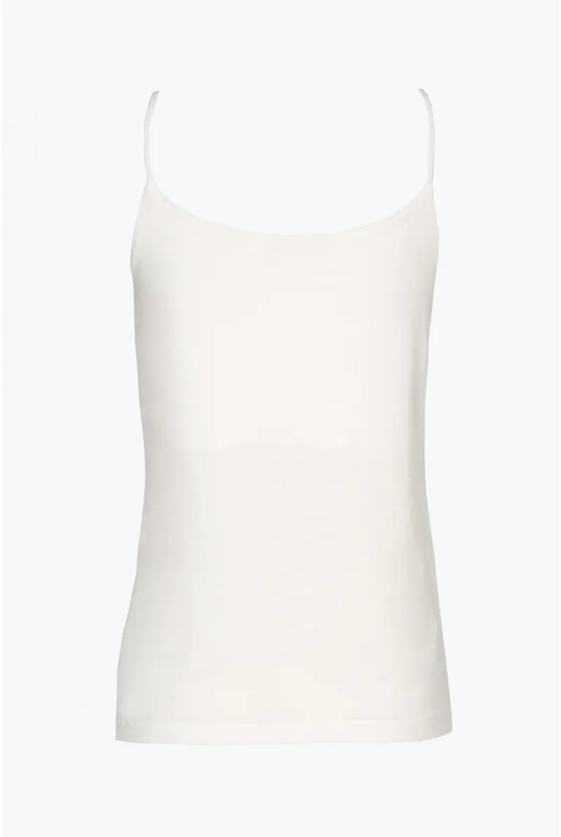 Xandres Top écru à Bretelles Spaghetti ESS041-01-1840