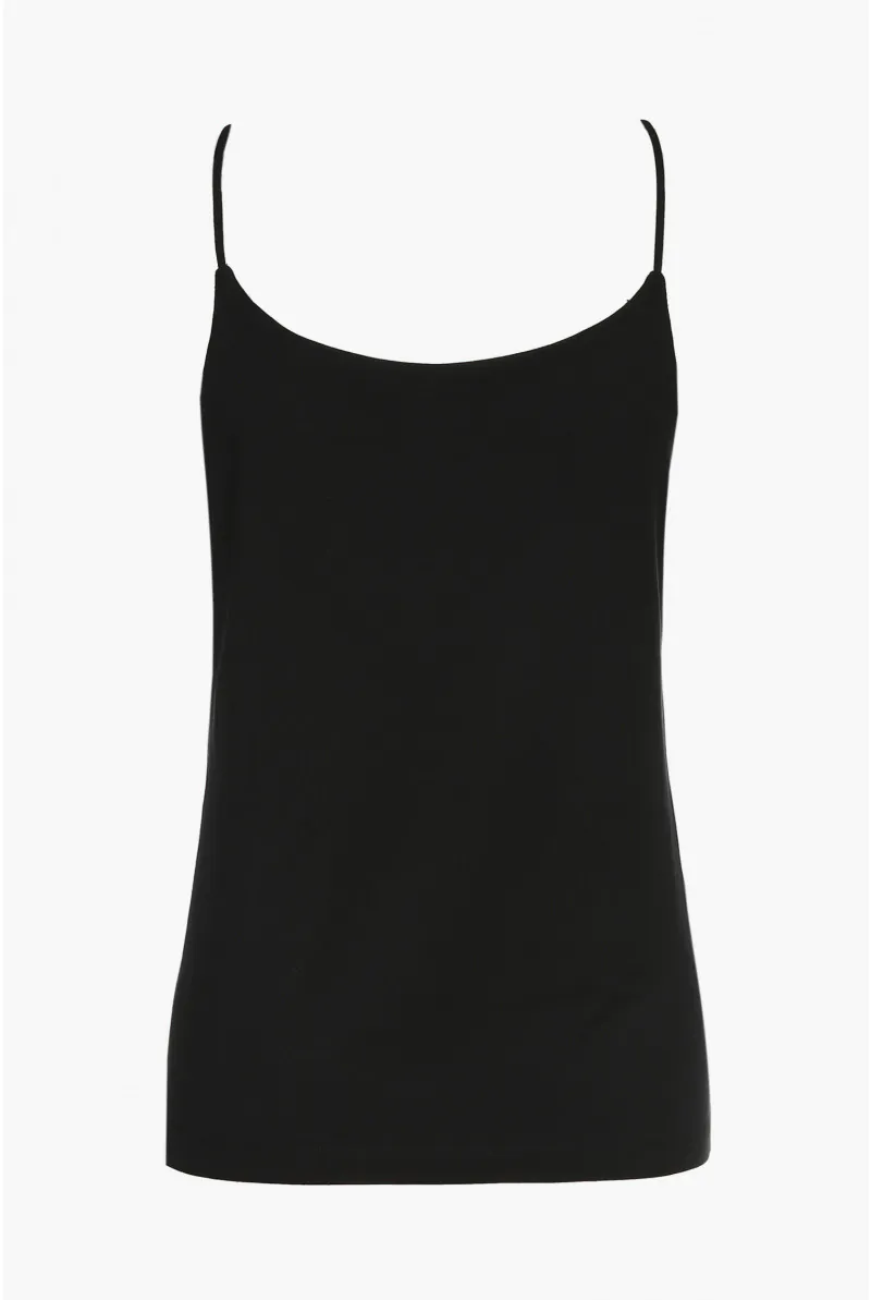 Xandres Top Noir à Bretelles Spaghetti ESS041-01-0040