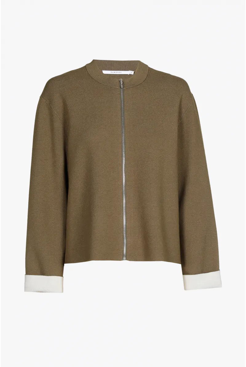 xandres Veste courte avec fermeture à glissière 29239-01-1151