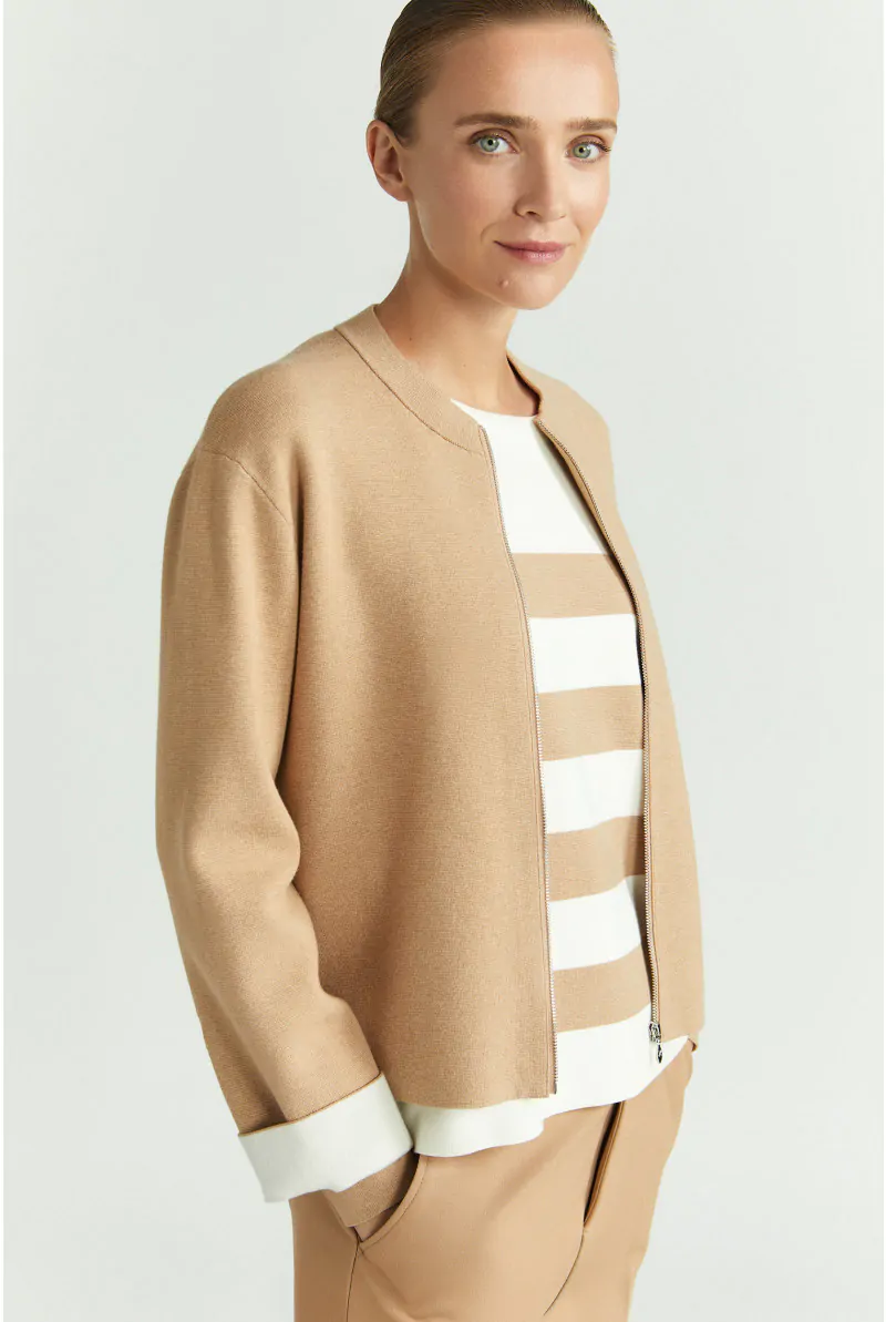 xandres Veste courte avec fermeture à glissière 29239-01-2411